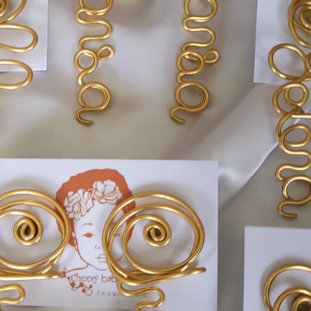 Custom Wired Name Earrings