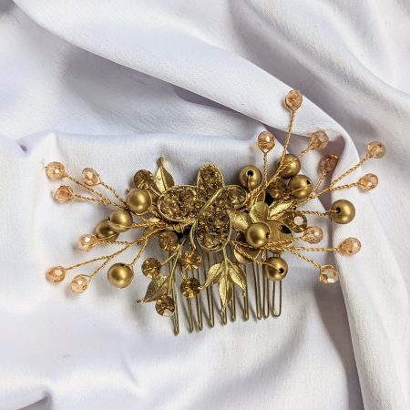 Bridal Blush Hair Vine