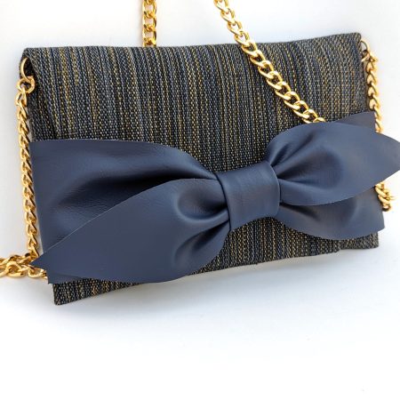 Asantewaa Fugu Clutch Blue